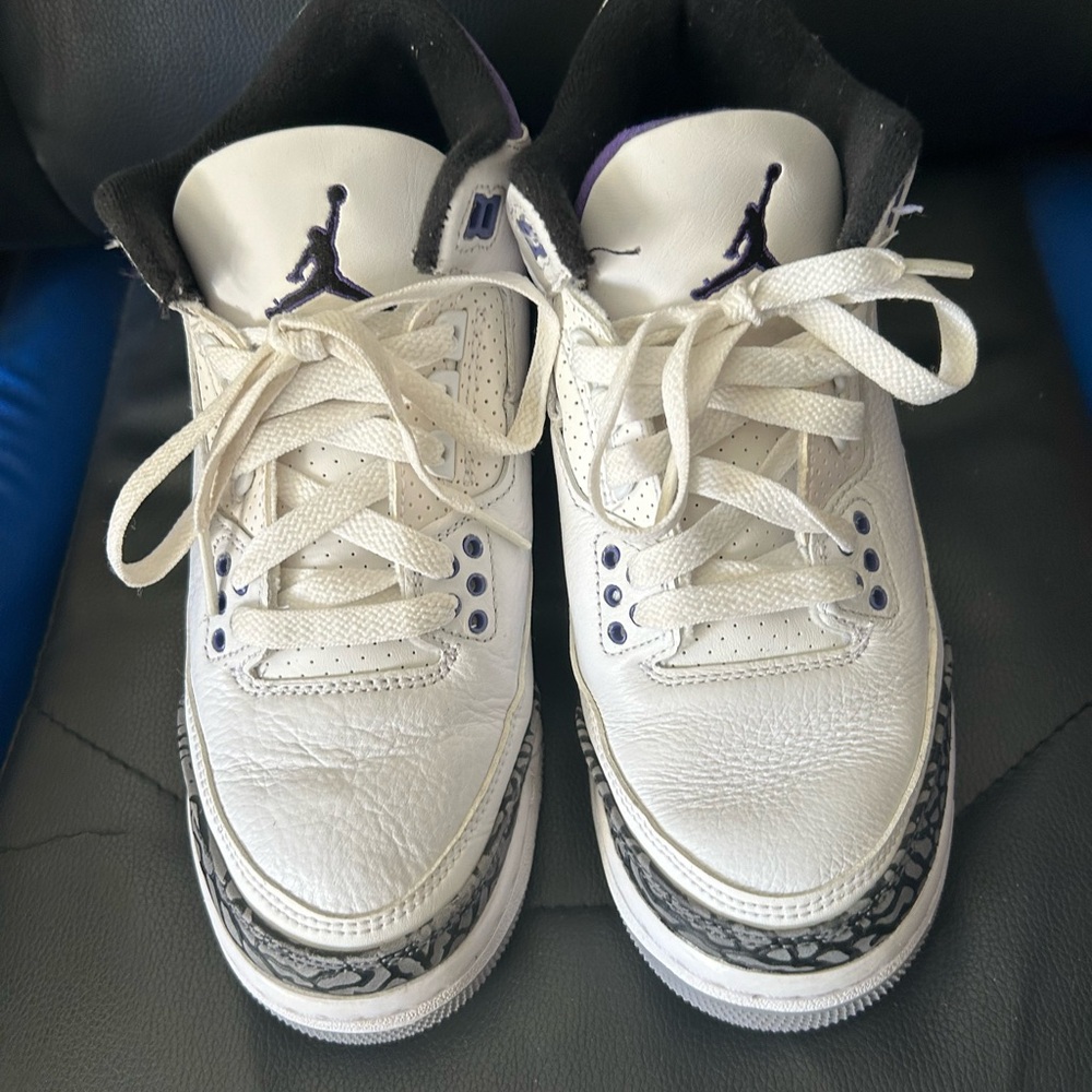 Kids Air Jordan Retro 3 Dark Iris